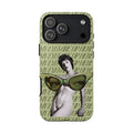 My Eyes Are Up Here | Collage Art Tough Phone Case - Tessa Anne Creative