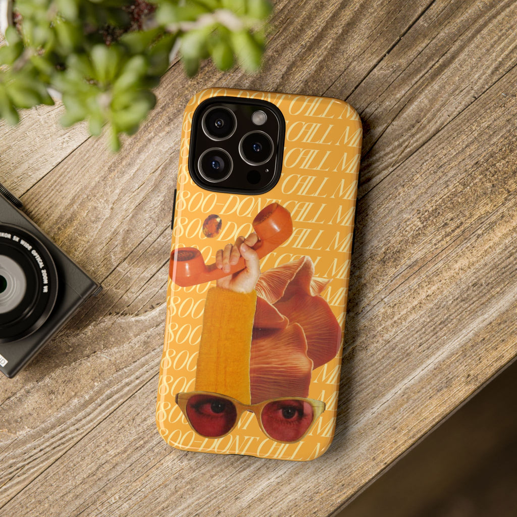 1800 - Don't Call Me | Collage Art Tough Phone Case - Tessa Anne Creative