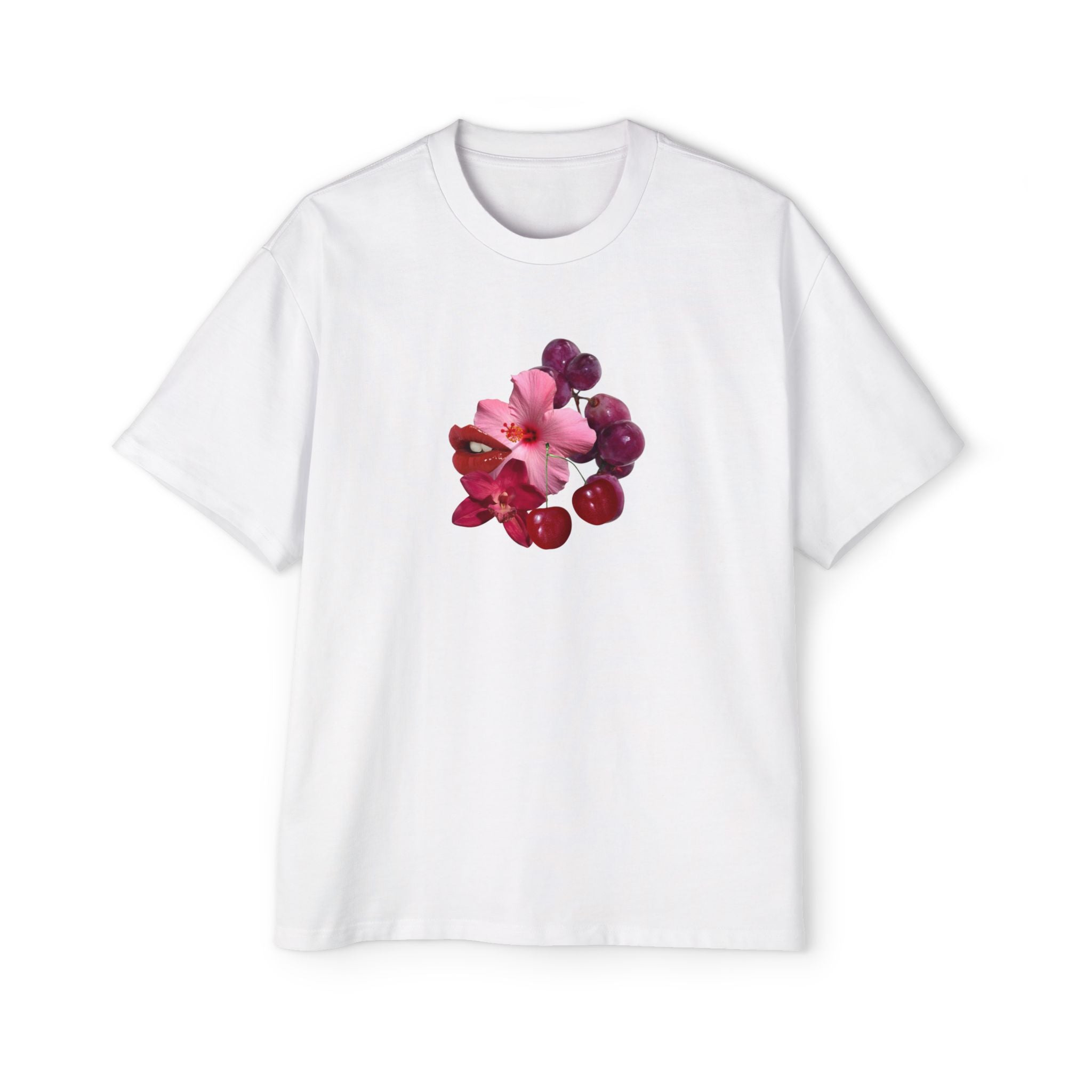 Cherry Lips | Oversized T-Shirt - Tessa Anne Creative