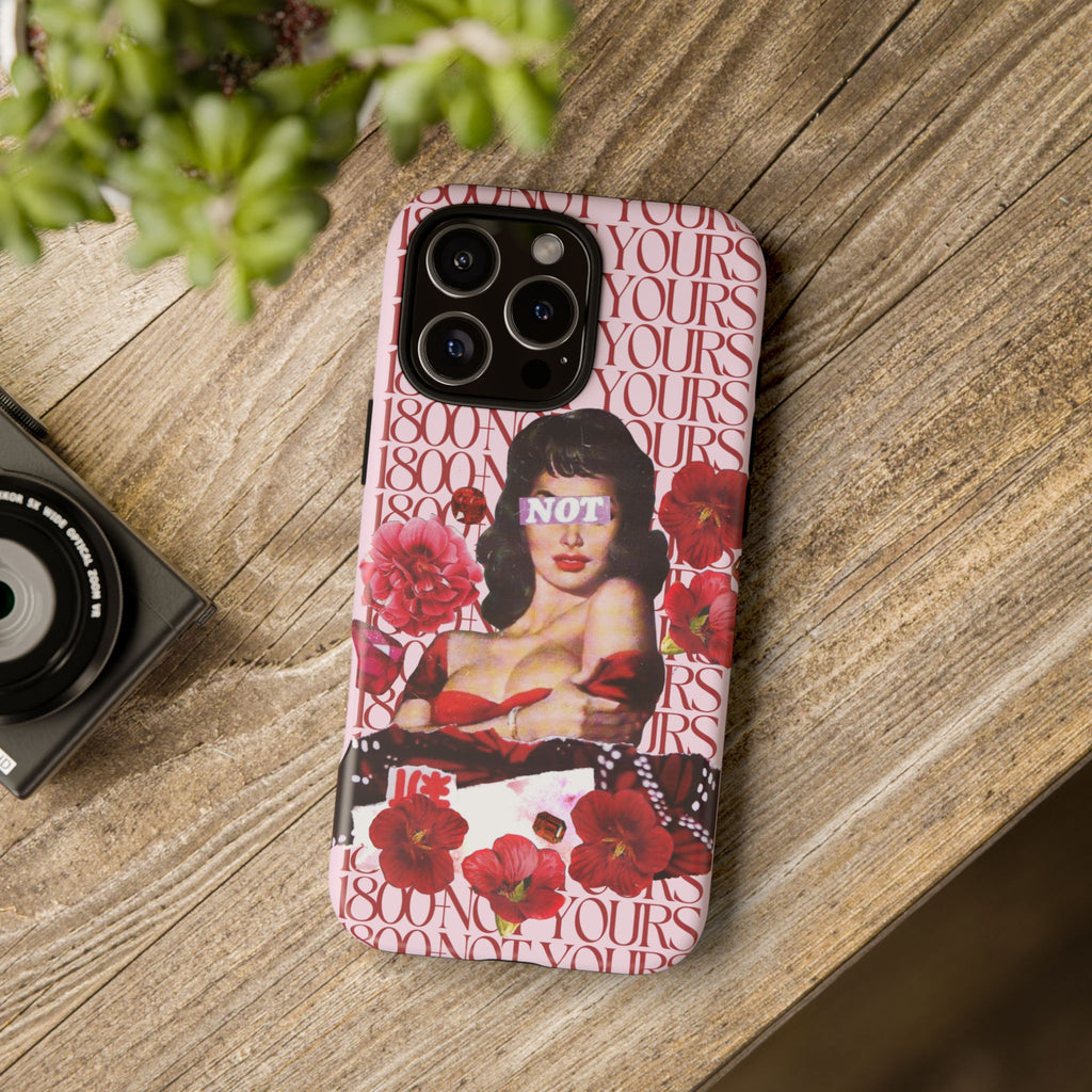 1800 - Not Yours | Collage Art Tough Phone Case - Tessa Anne Creative