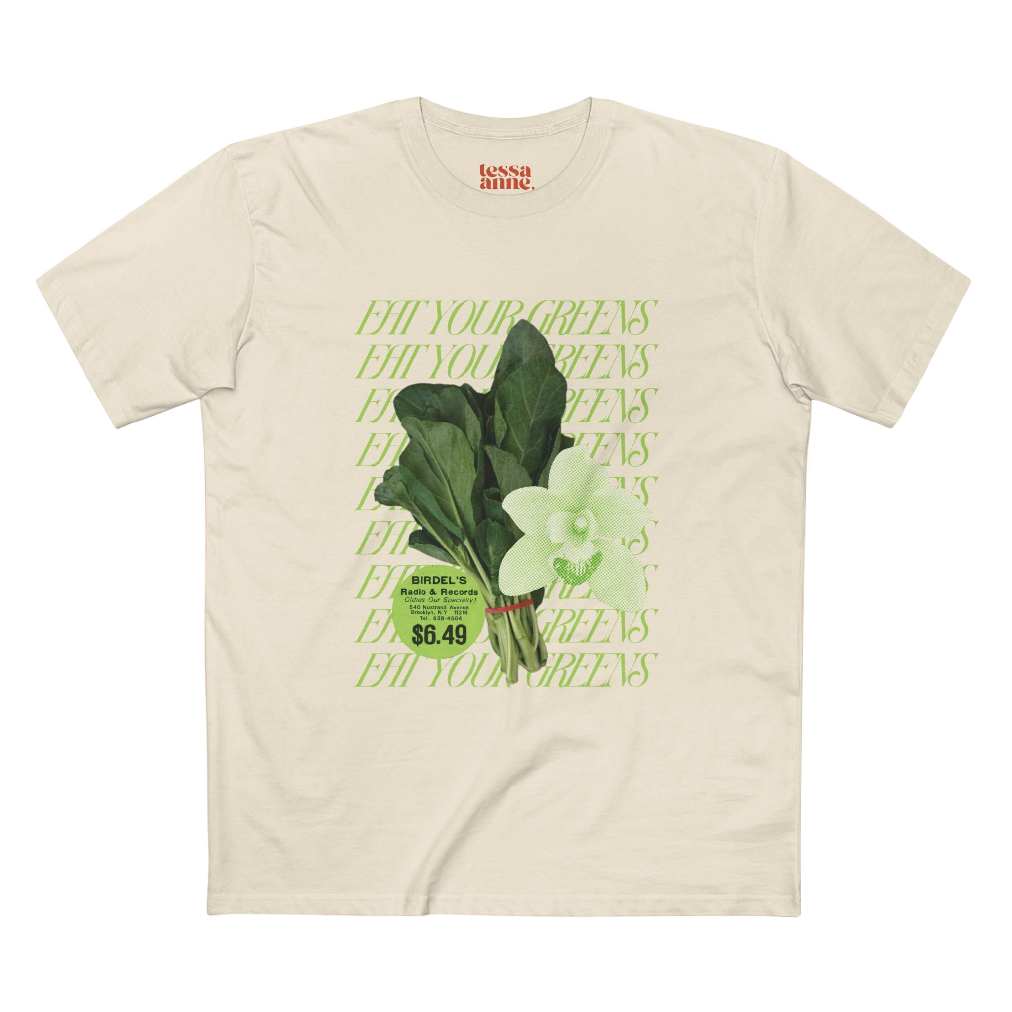 Eat Your Greens | Everyday T-shirt - Tessa Anne Creative