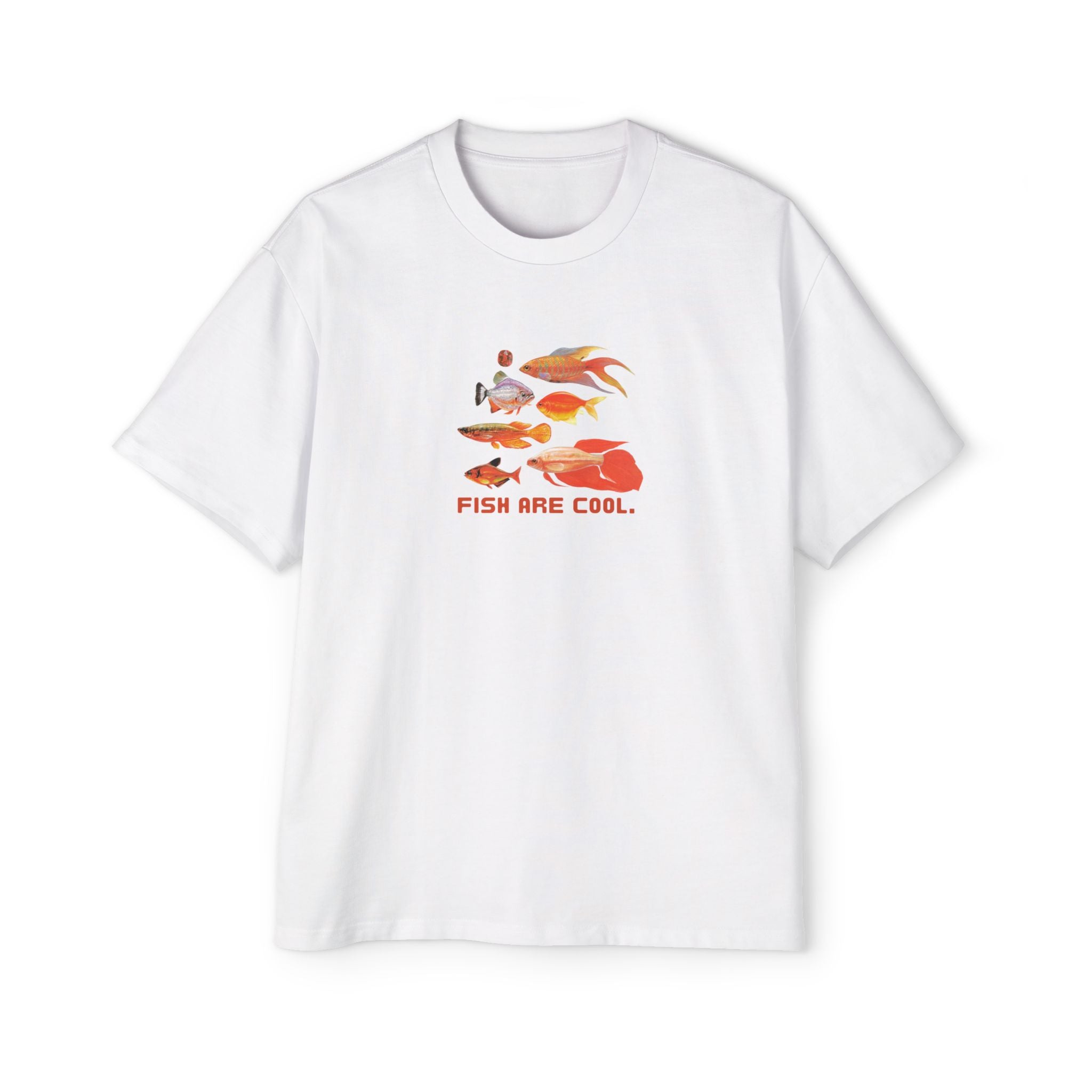 Fish Are Cool. | Oversized T-Shirt - Tessa Anne Creative