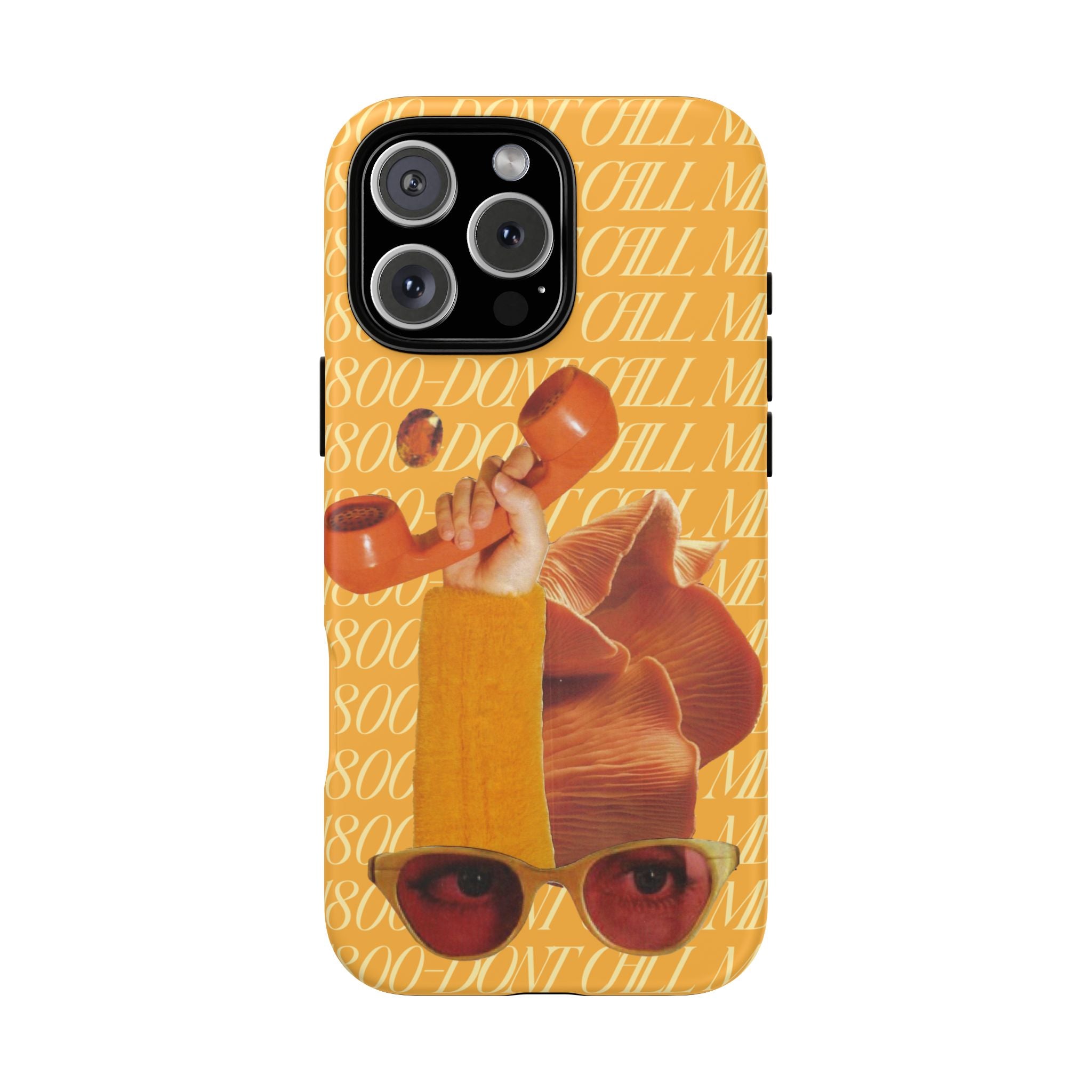 1800 - Don't Call Me | Collage Art Tough Phone Case - Tessa Anne Creative