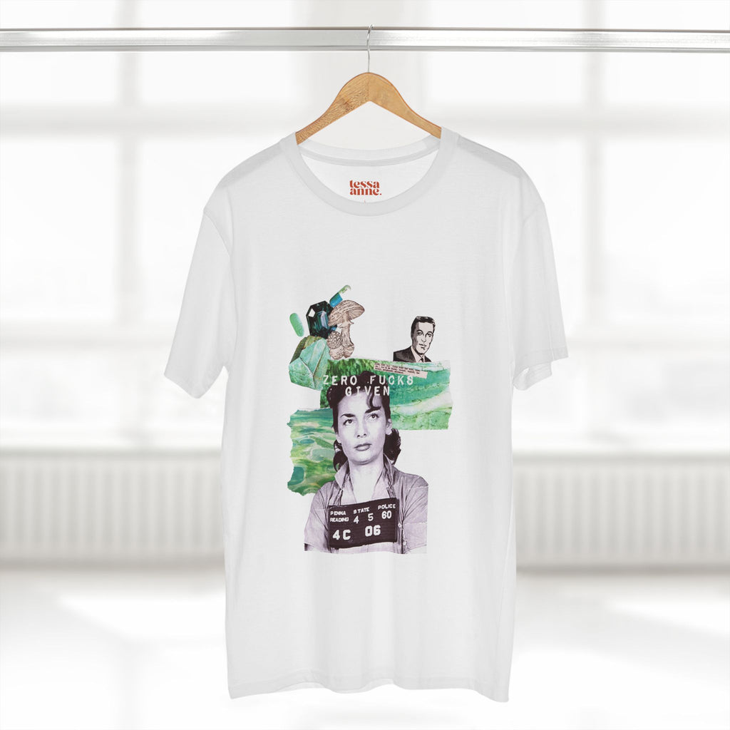 Badass Bitch 4 | Vintage Style Collage Retro Graphic Adult T-Shirt - Tessa Anne Creative
