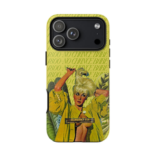1800 - No Chance Babe | Collage Art Tough Phone Case - Tessa Anne Creative