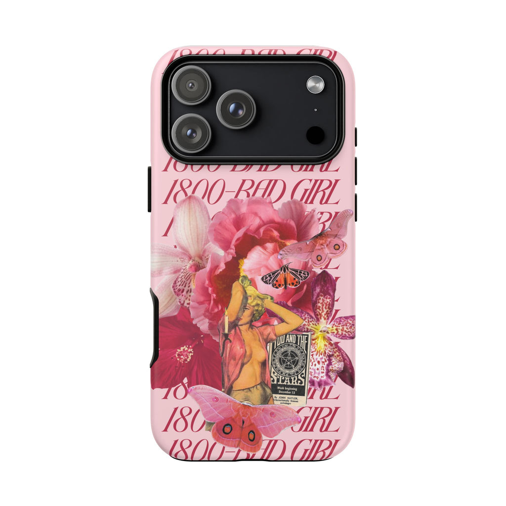 1800 - Bad Girl | Collage Art Tough Phone Case - Tessa Anne Creative