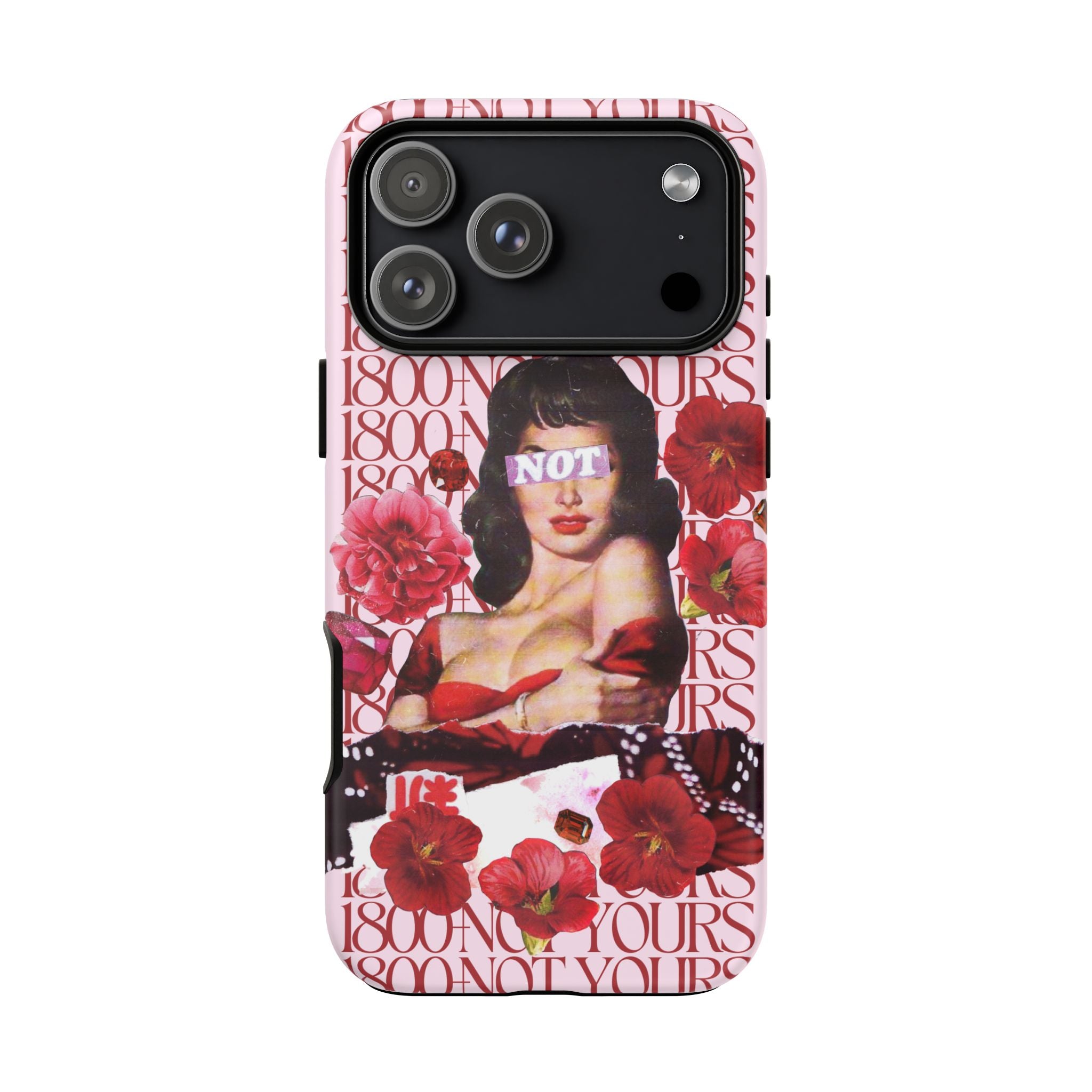 1800 - Not Yours | Collage Art Tough Phone Case - Tessa Anne Creative