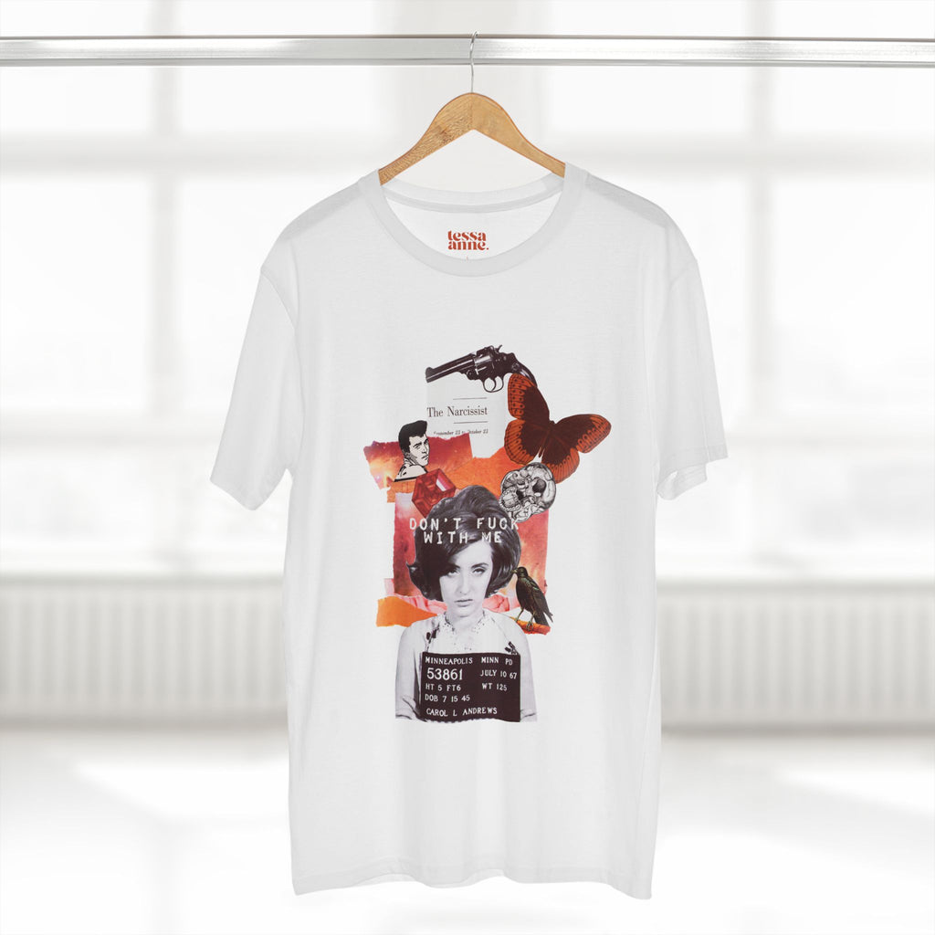 Badass Bitch 1 | Vintage Style Collage Retro Graphic Adult T-Shirt - Tessa Anne Creative