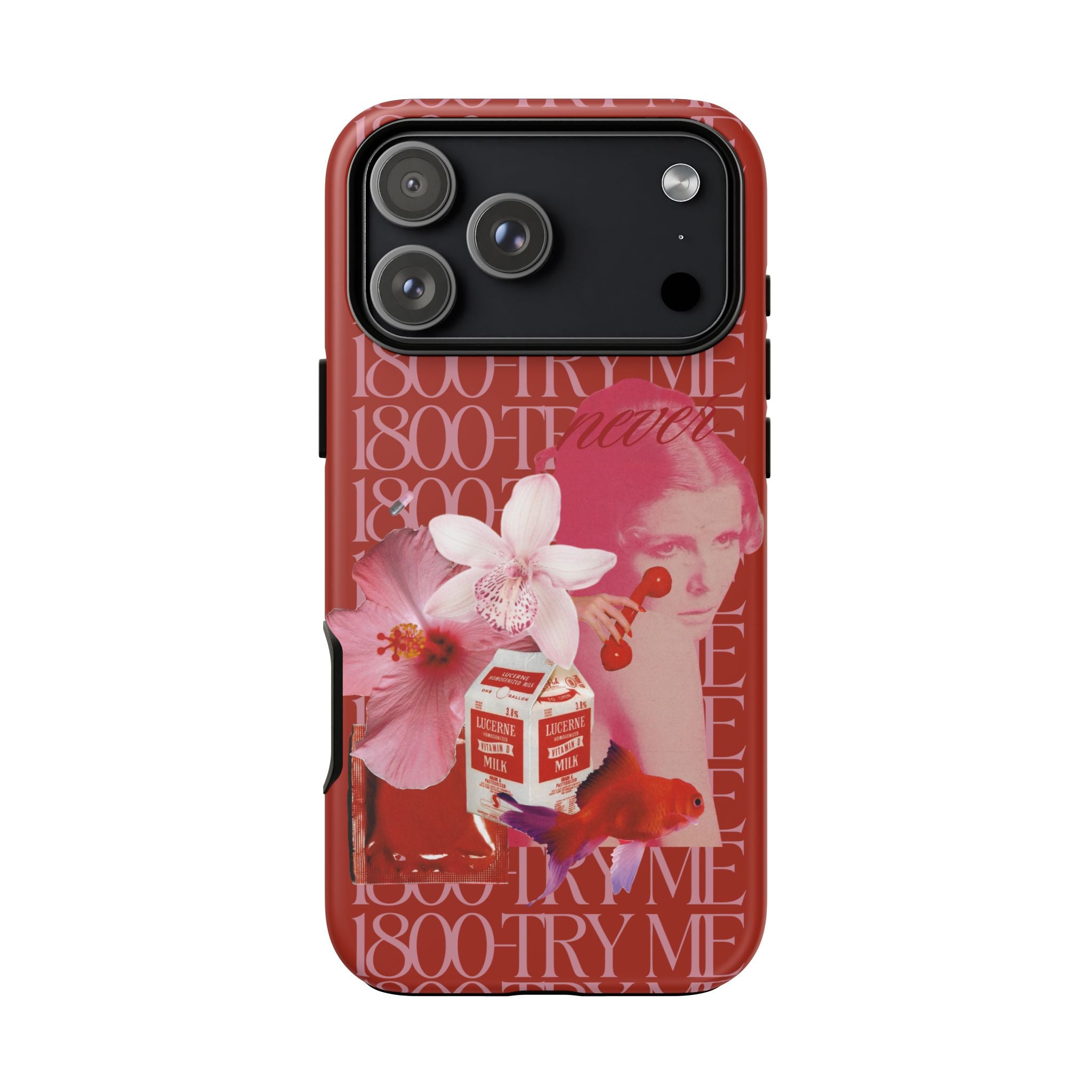1800 - Try Me | Collage Art Tough Phone Case - Tessa Anne Creative