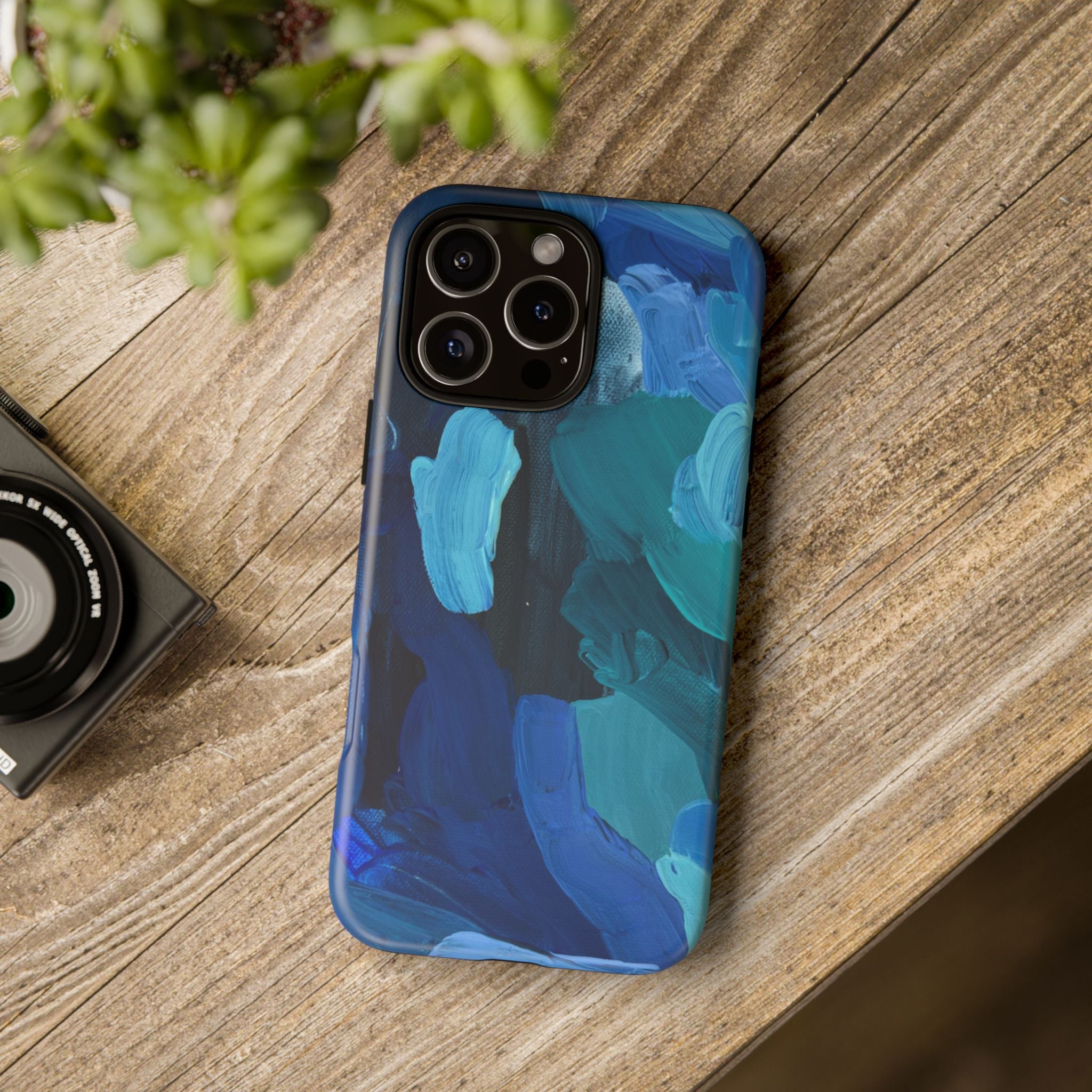Ocean Days | Abstract Art Tough Phone Case - Tessa Anne Creative