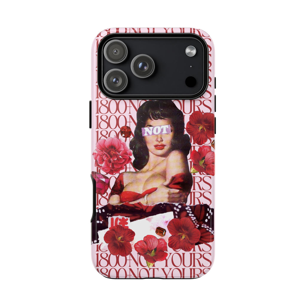 1800 - Not Yours | Collage Art Tough Phone Case - Tessa Anne Creative