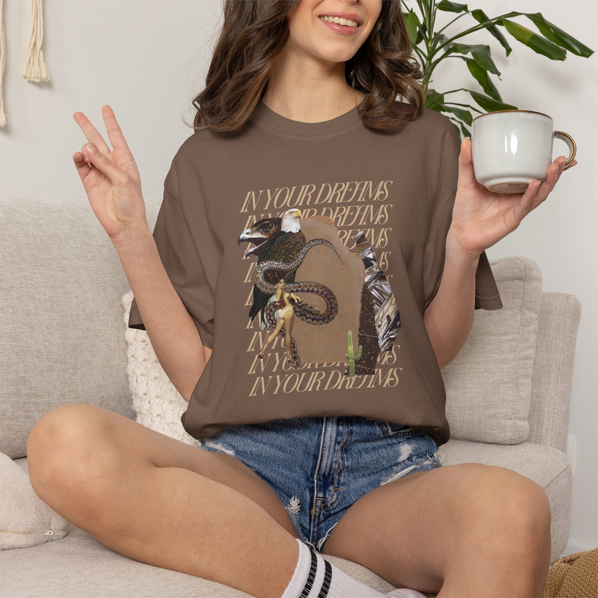 In Your Dreams | Unisex Garment - Dyed T-shirt - Tessa Anne Creative