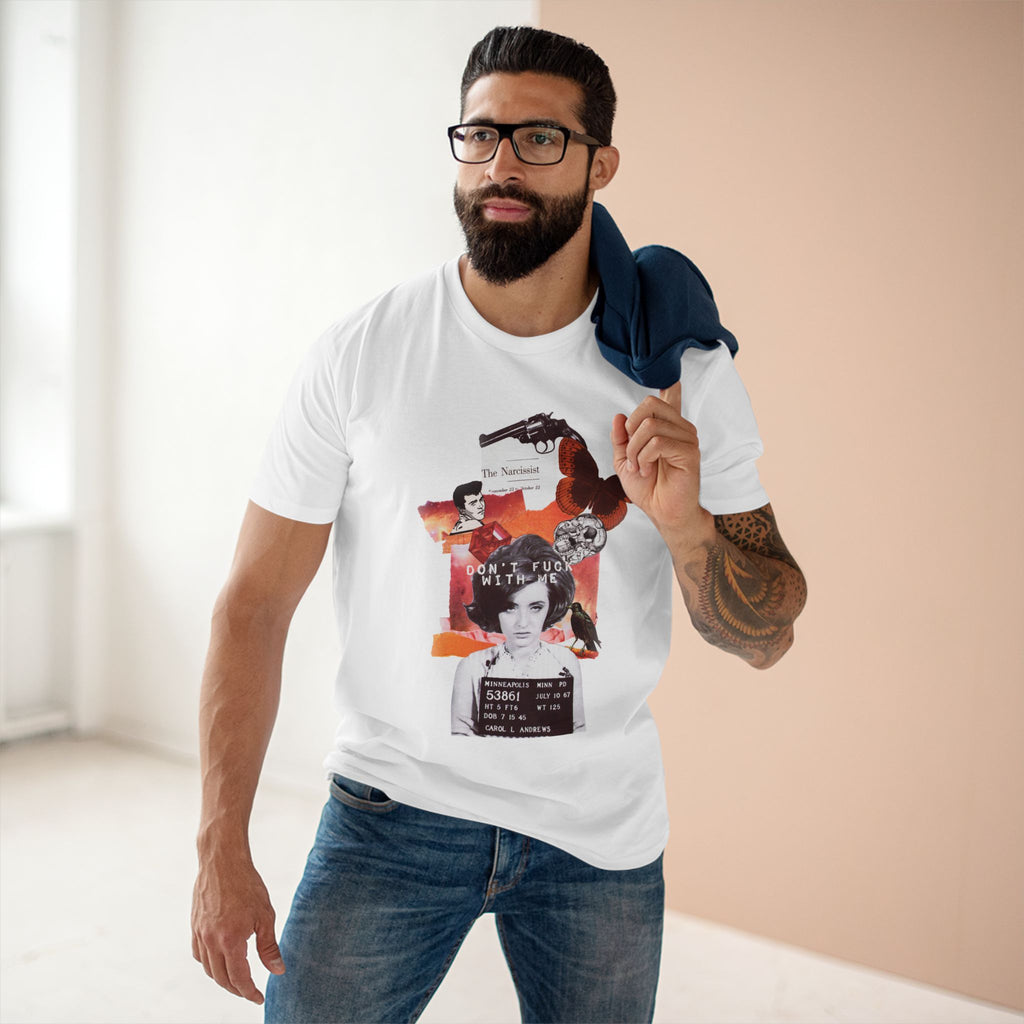 Badass Bitch 1 | Vintage Style Collage Retro Graphic Adult T-Shirt - Tessa Anne Creative