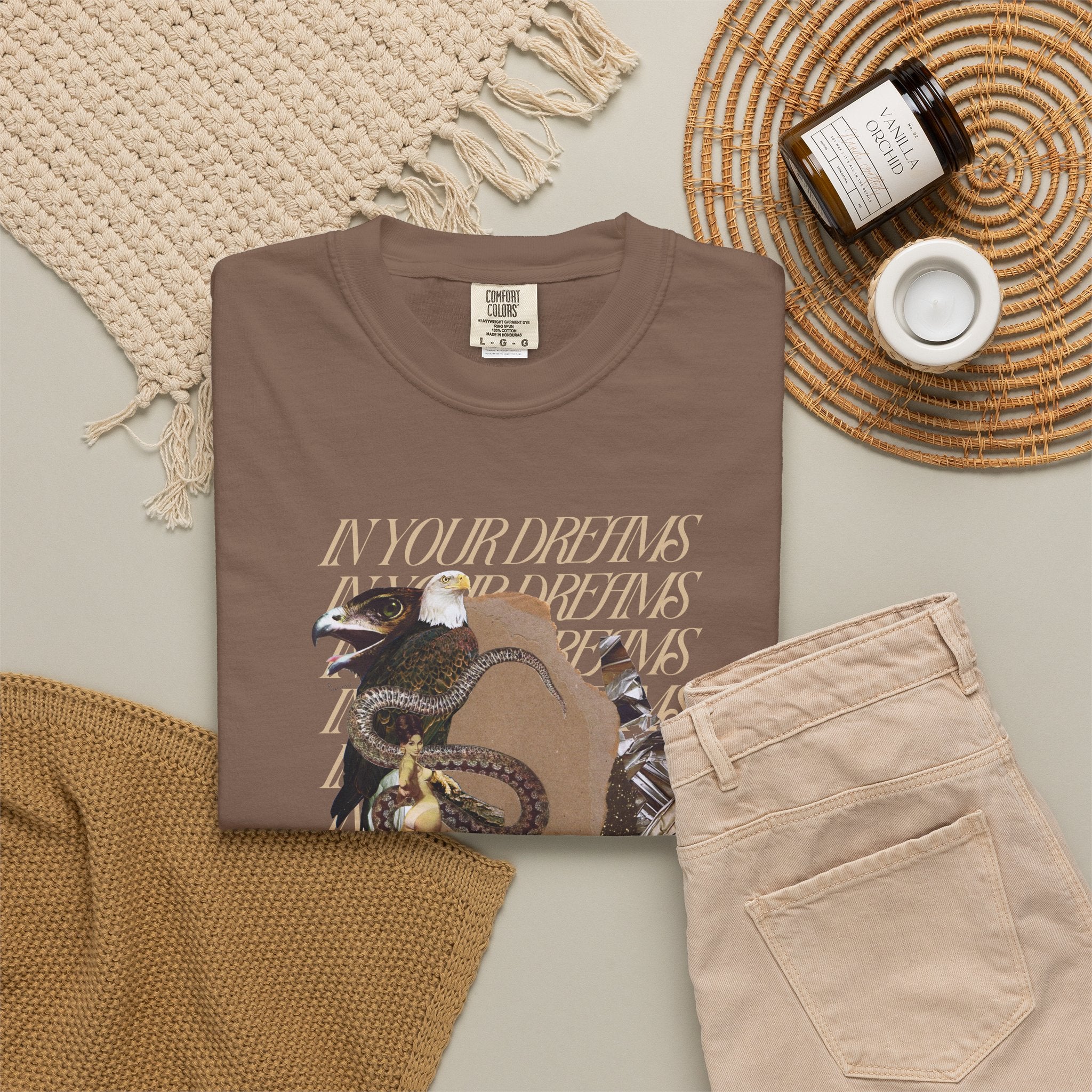 In Your Dreams | Unisex Garment - Dyed T-shirt - Tessa Anne Creative