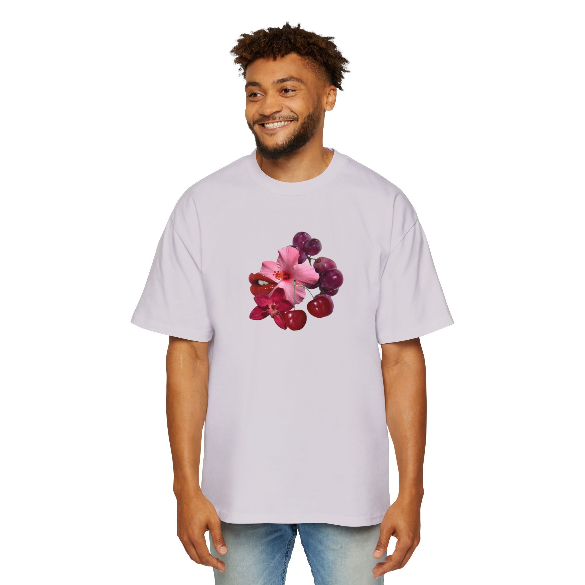 Cherry Lips | Oversized T-Shirt - Tessa Anne Creative