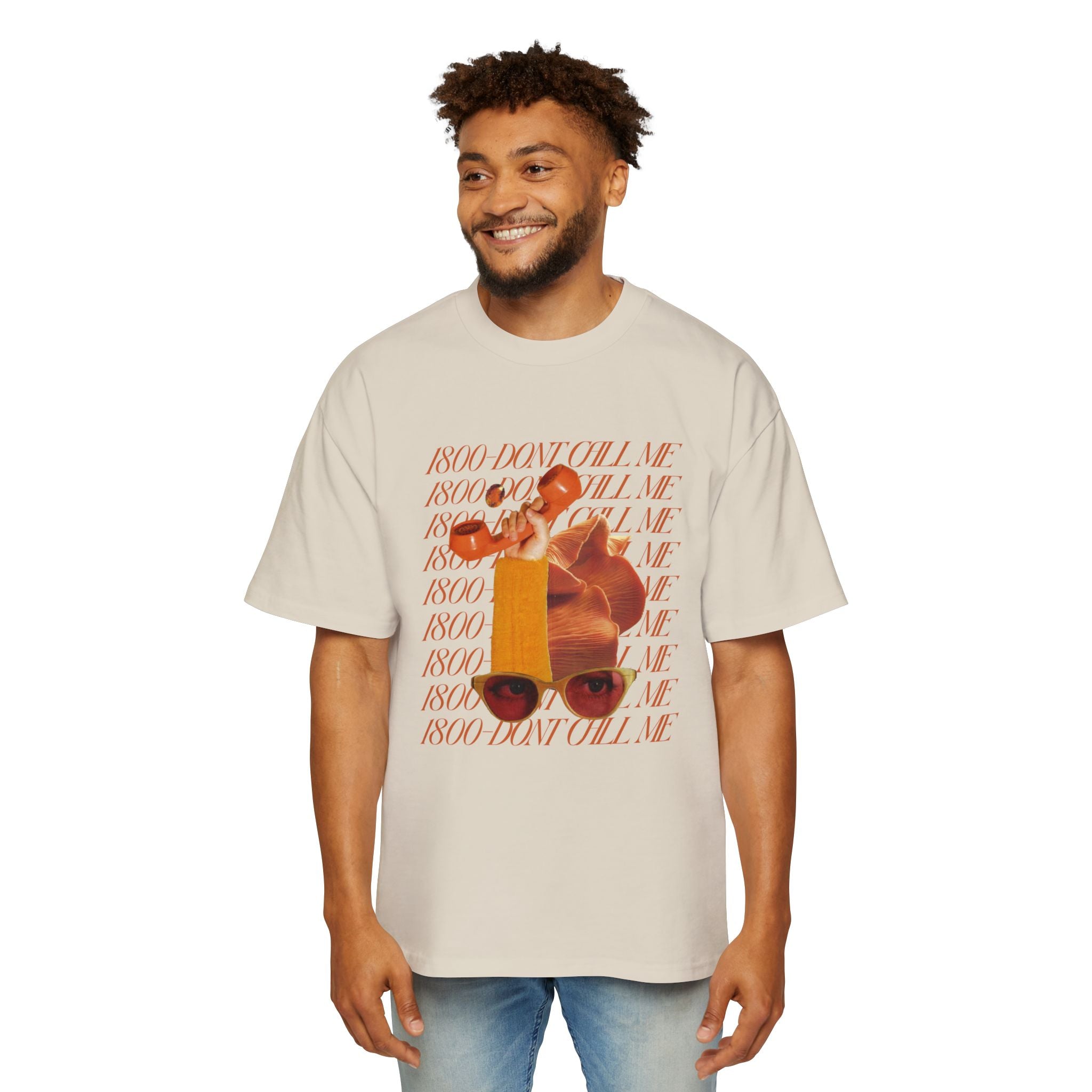 1800 - Don't Call Me Oversized T-Shirt - Tessa Anne Creative