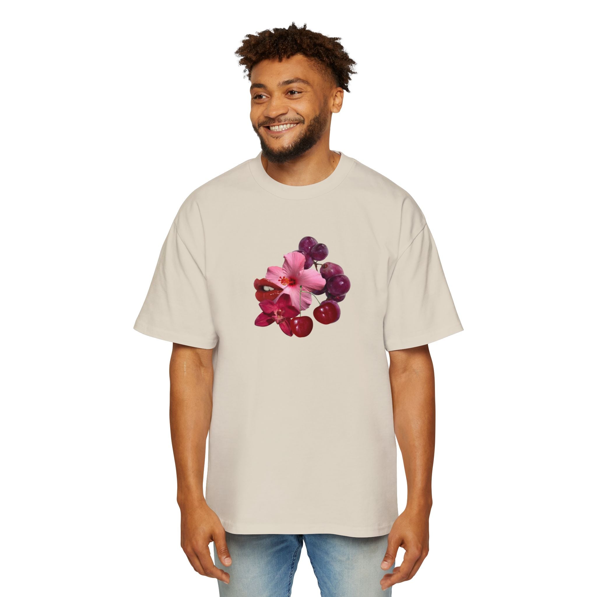 Cherry Lips | Oversized T-Shirt - Tessa Anne Creative