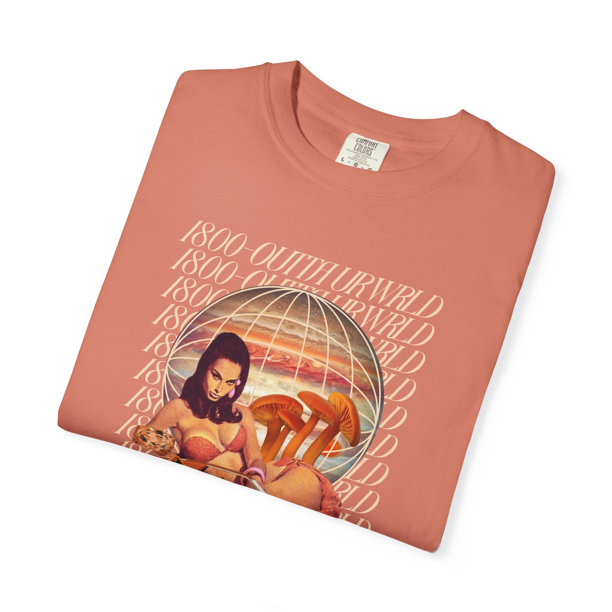 1800 - Outta Ur Wrld | Unisex Garment - Dyed T-shirt - Tessa Anne Creative