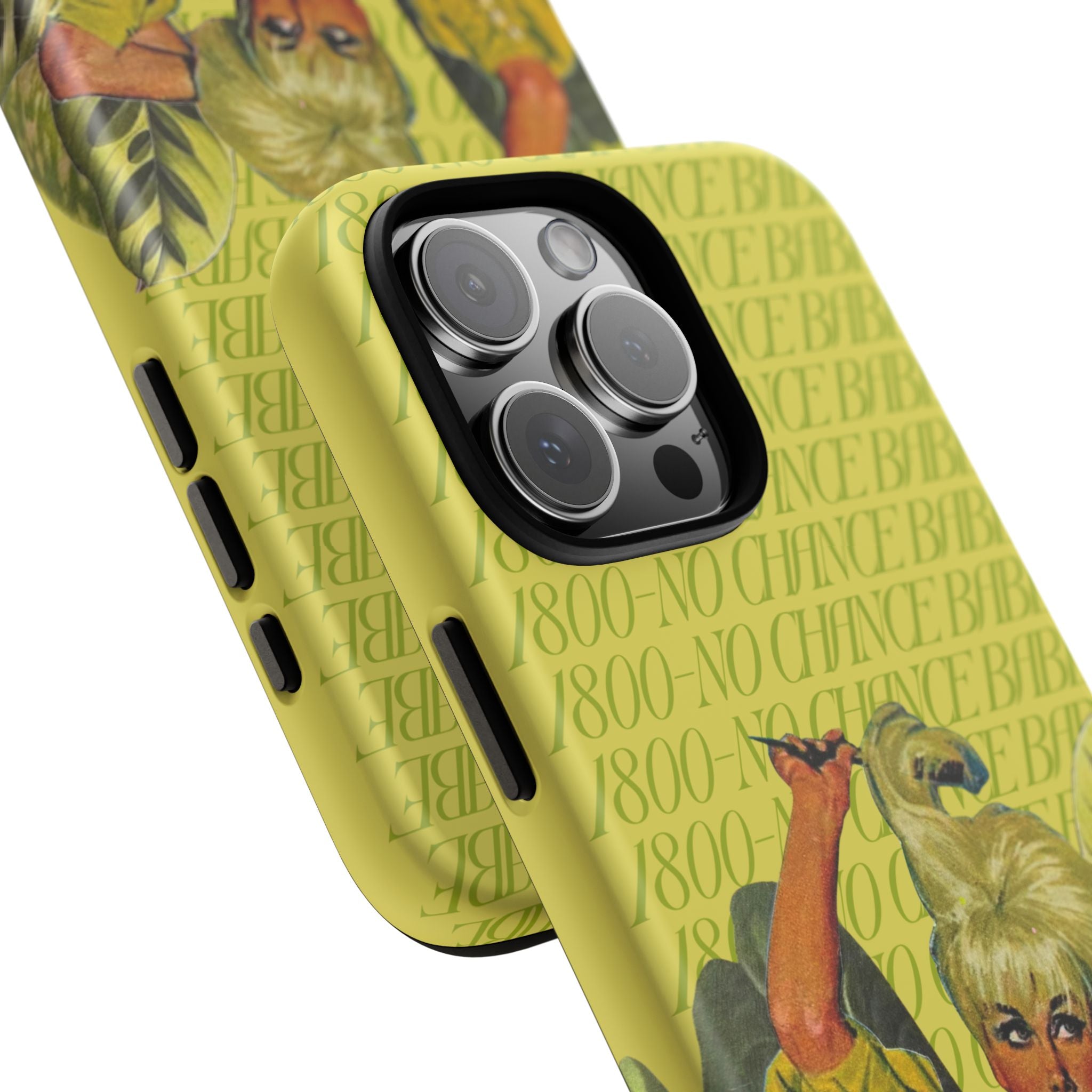 1800 - No Chance Babe | Collage Art Tough Phone Case - Tessa Anne Creative