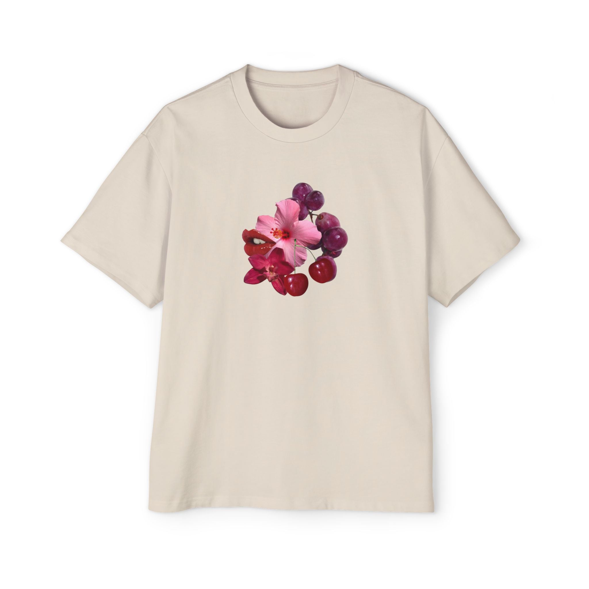 Cherry Lips | Oversized T-Shirt - Tessa Anne Creative