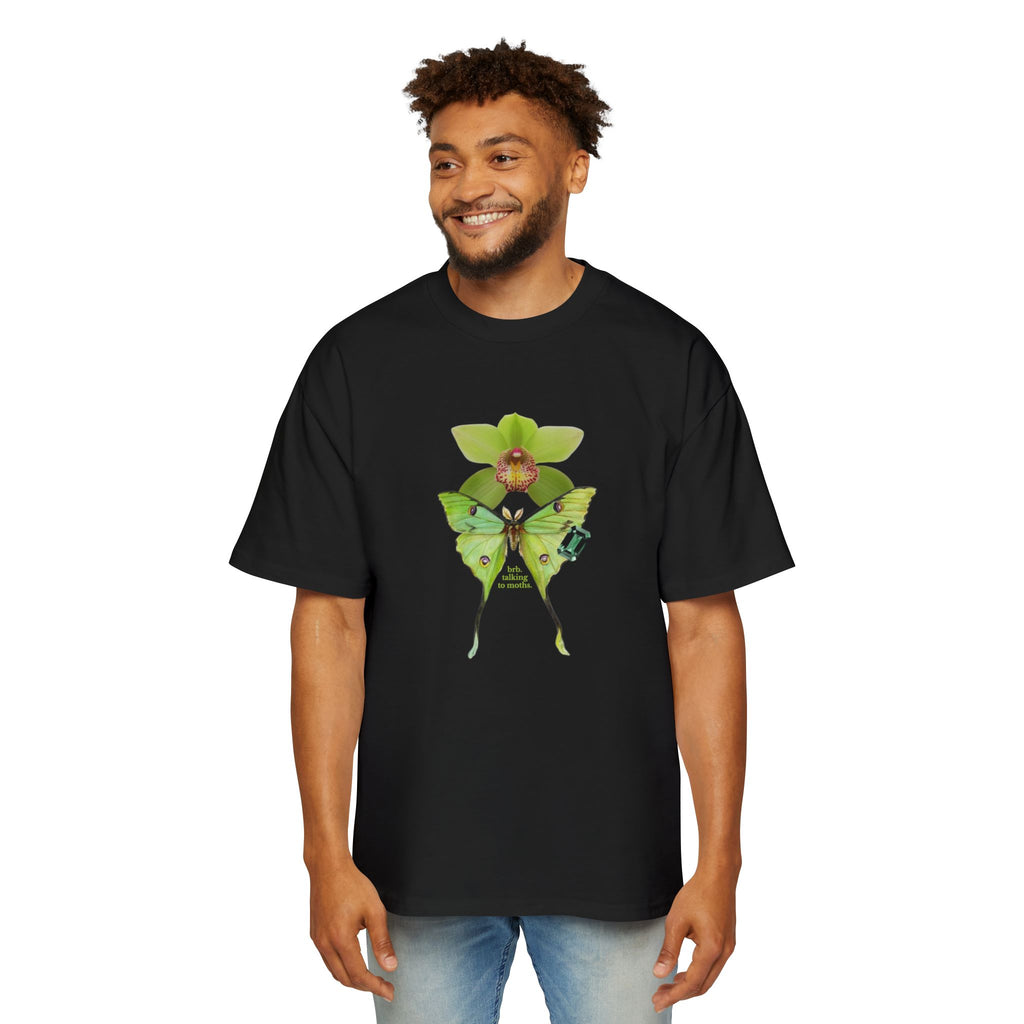 BRB. Talking to Moths | Oversized T-Shirt - Tessa Anne Creative