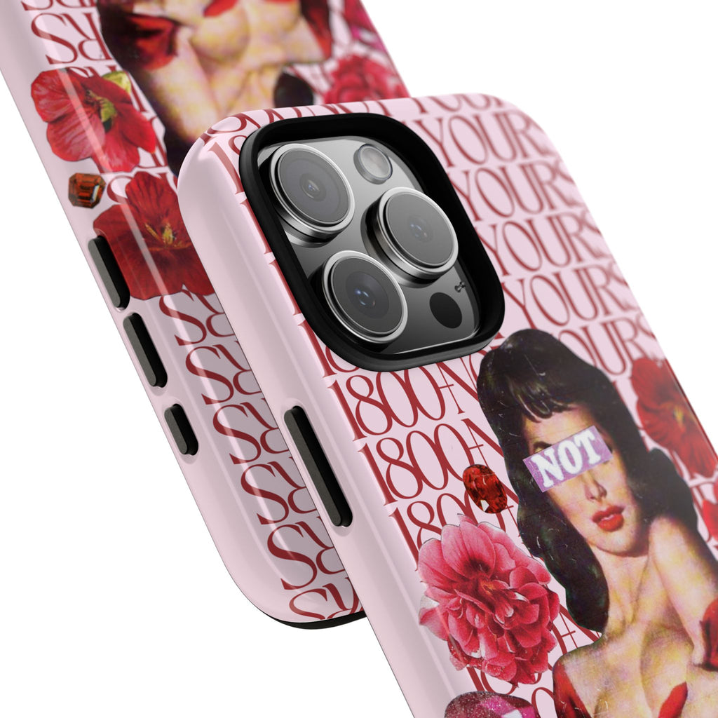 1800 - Not Yours | Collage Art Tough Phone Case - Tessa Anne Creative