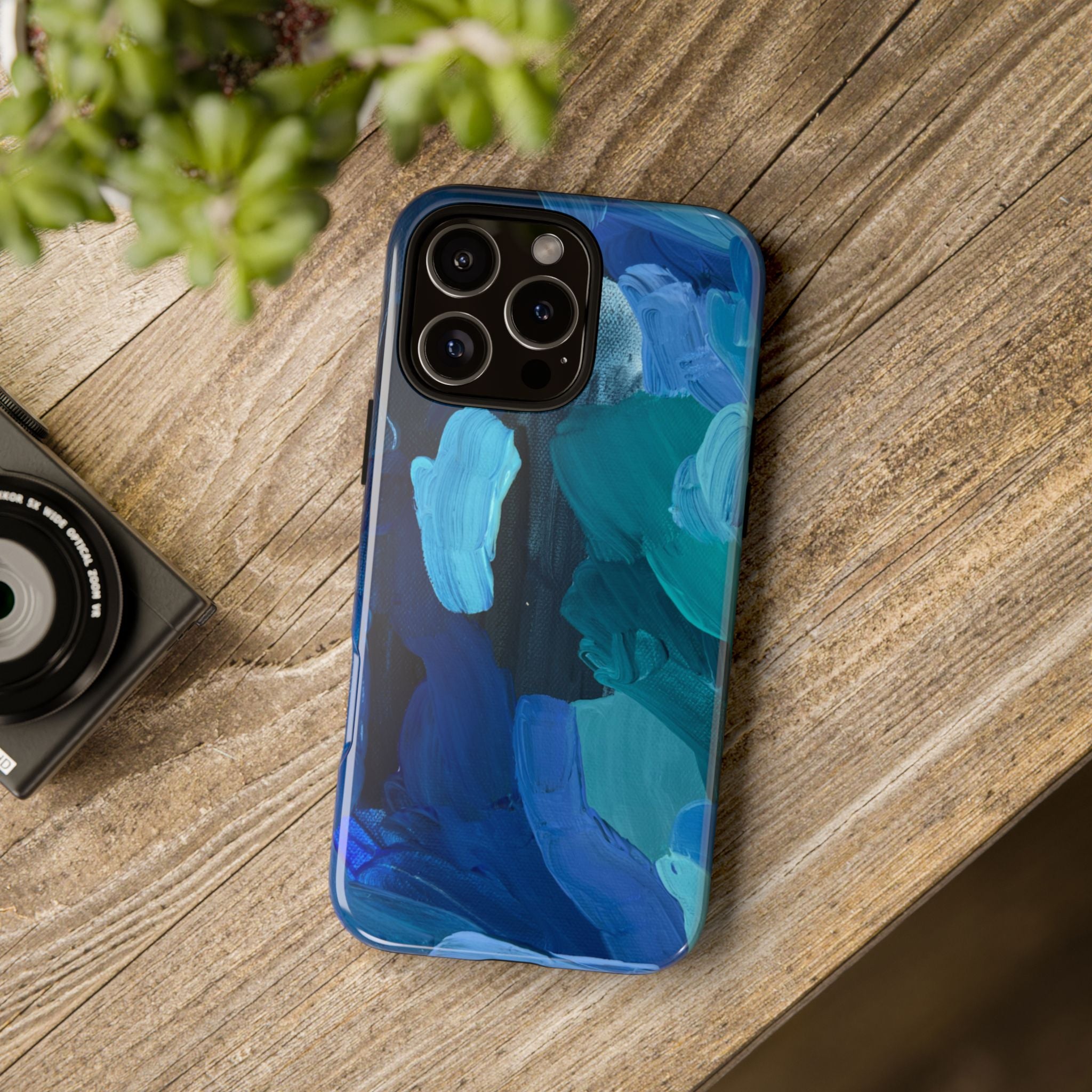 Ocean Days | Abstract Art Tough Phone Case - Tessa Anne Creative