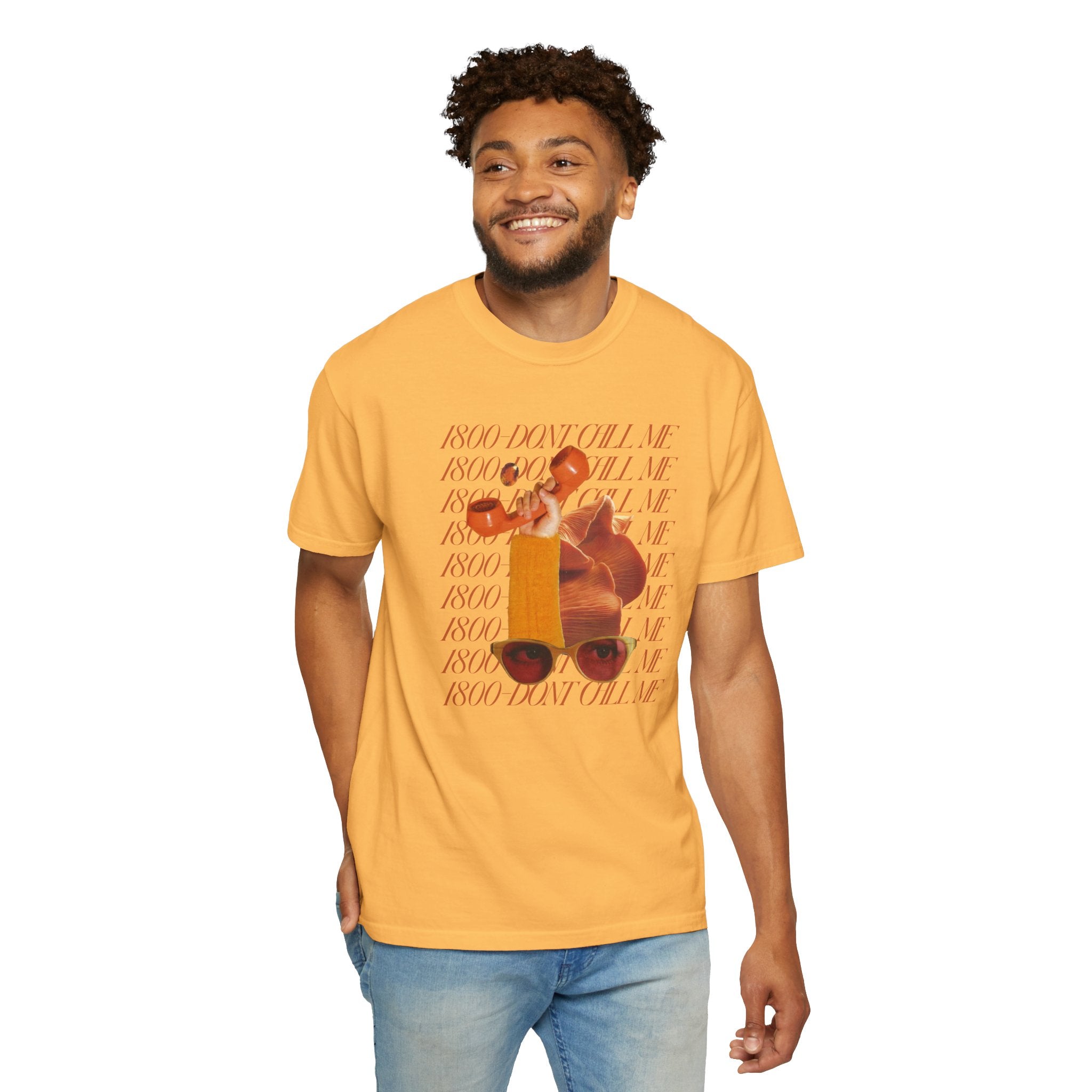 1800 - Don't Call Me | Unisex Garment - Dyed T-shirt - Tessa Anne Creative