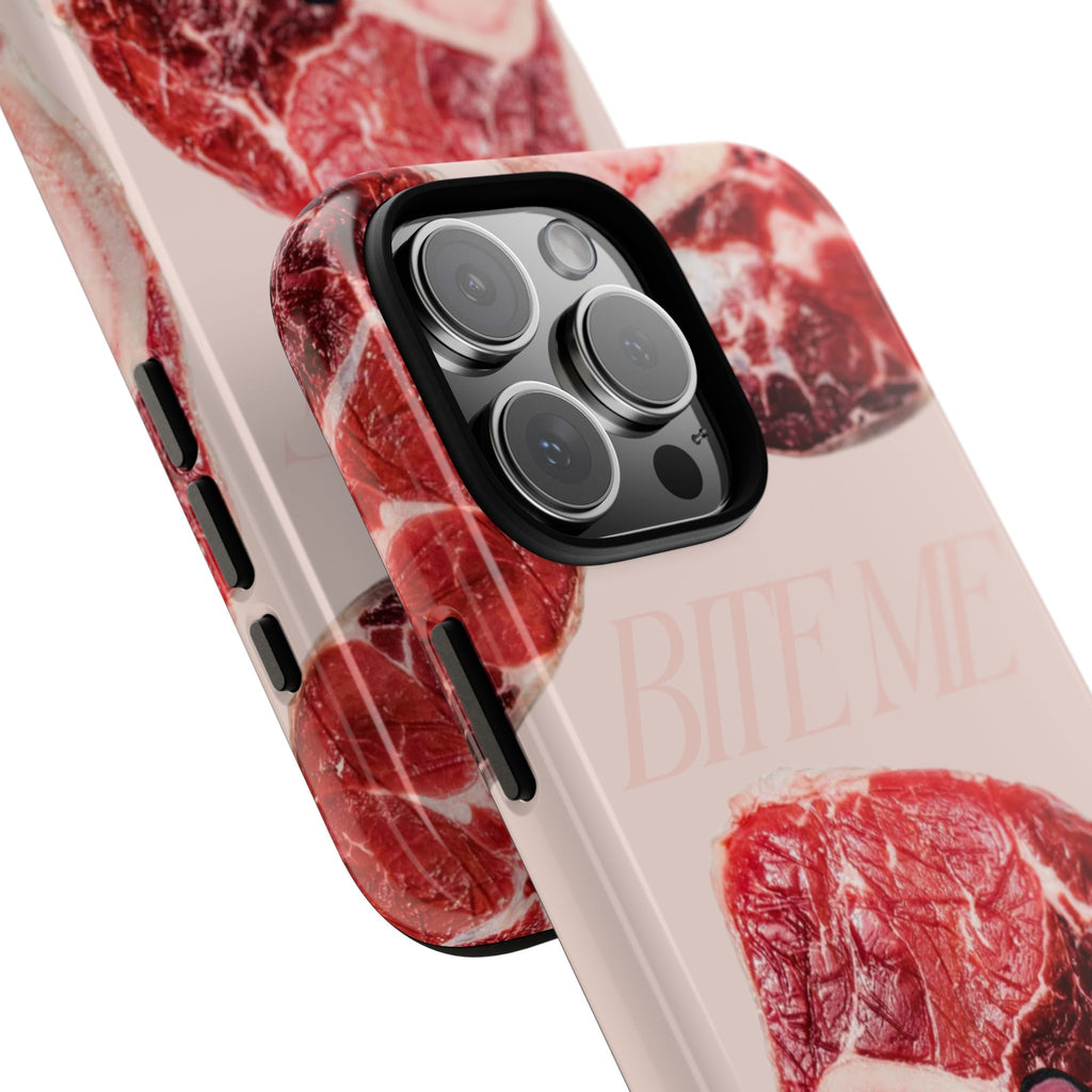 Bite Me | Collage Art Tough Phone Case - Tessa Anne Creative