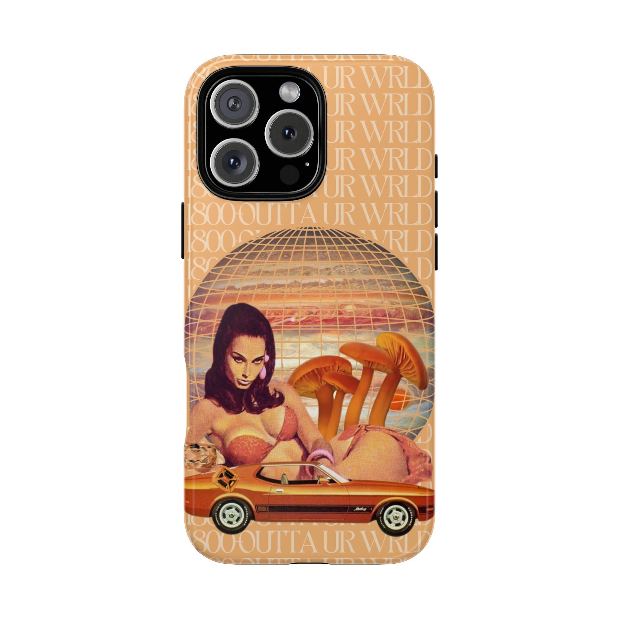 1800 - Outta Ur World | Collage Art Tough Phone Case - Tessa Anne Creative