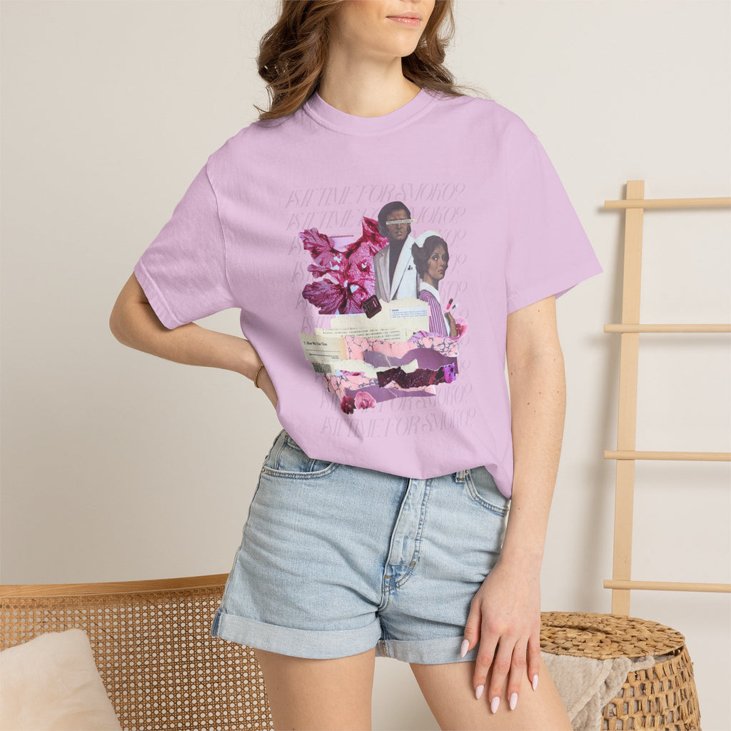 Is It Time For Smoko? | Unisex Garment - Dyed T-shirt - Tessa Anne Creative