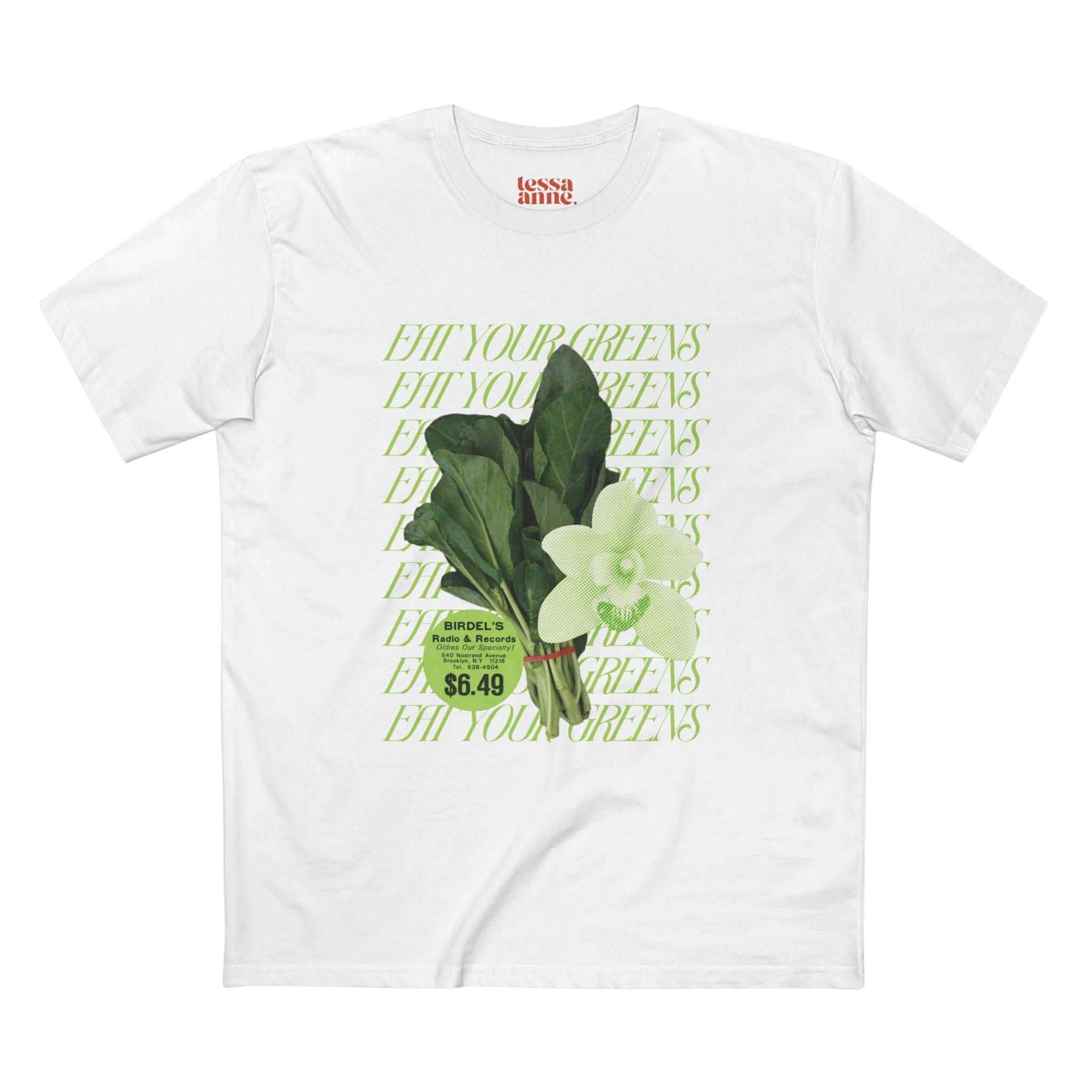 Eat Your Greens | Everyday T-shirt - Tessa Anne Creative