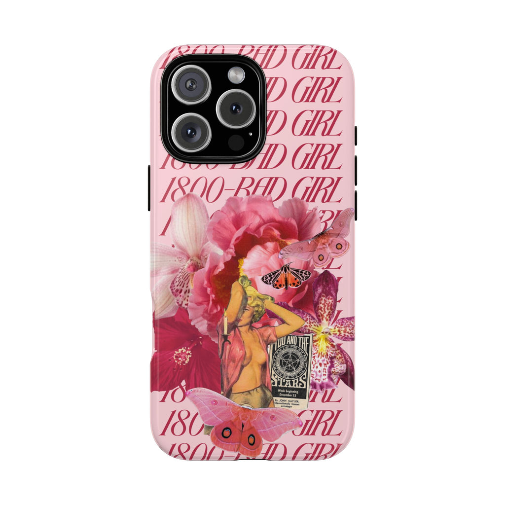 1800 - Bad Girl | Collage Art Tough Phone Case - Tessa Anne Creative