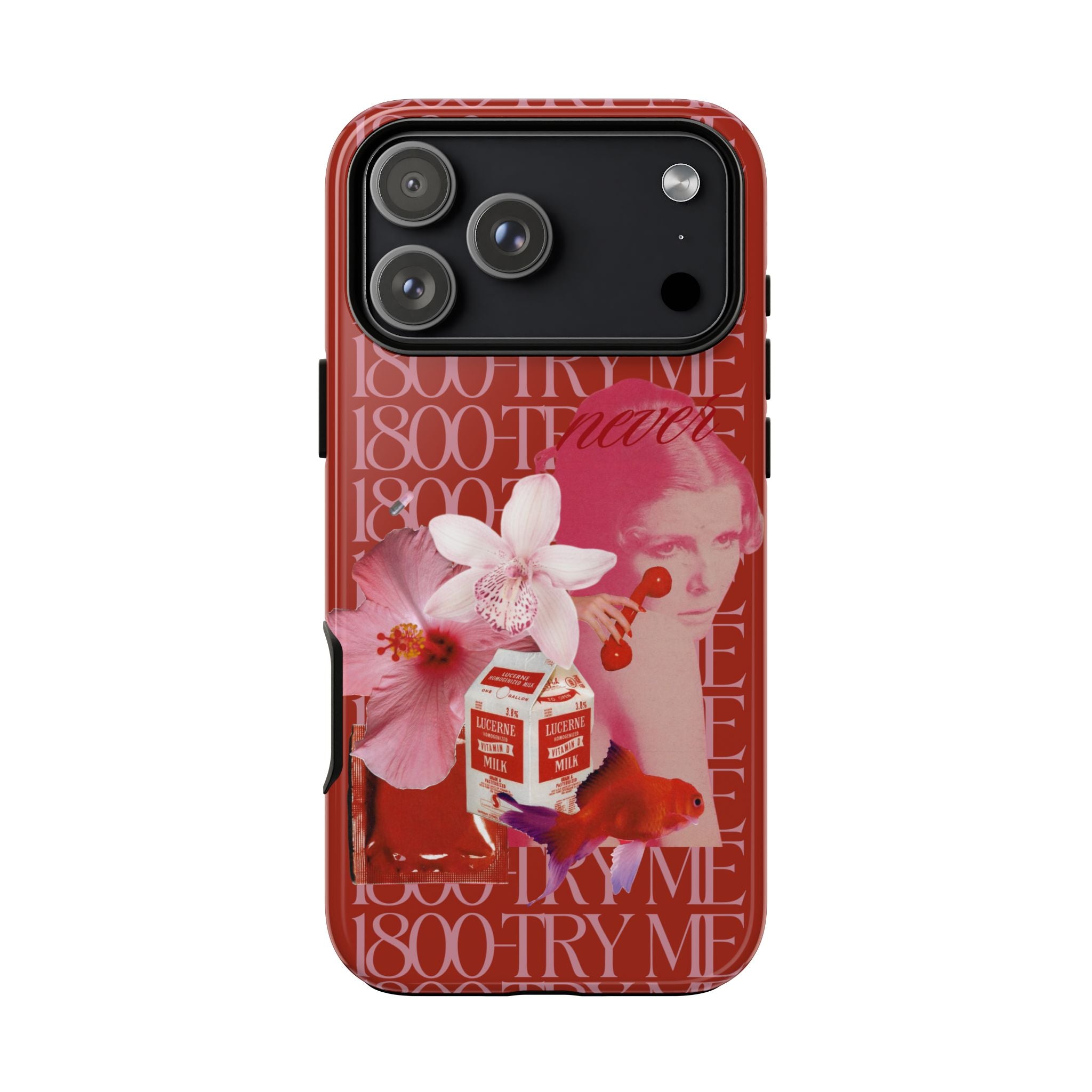 1800 - Try Me | Collage Art Tough Phone Case - Tessa Anne Creative