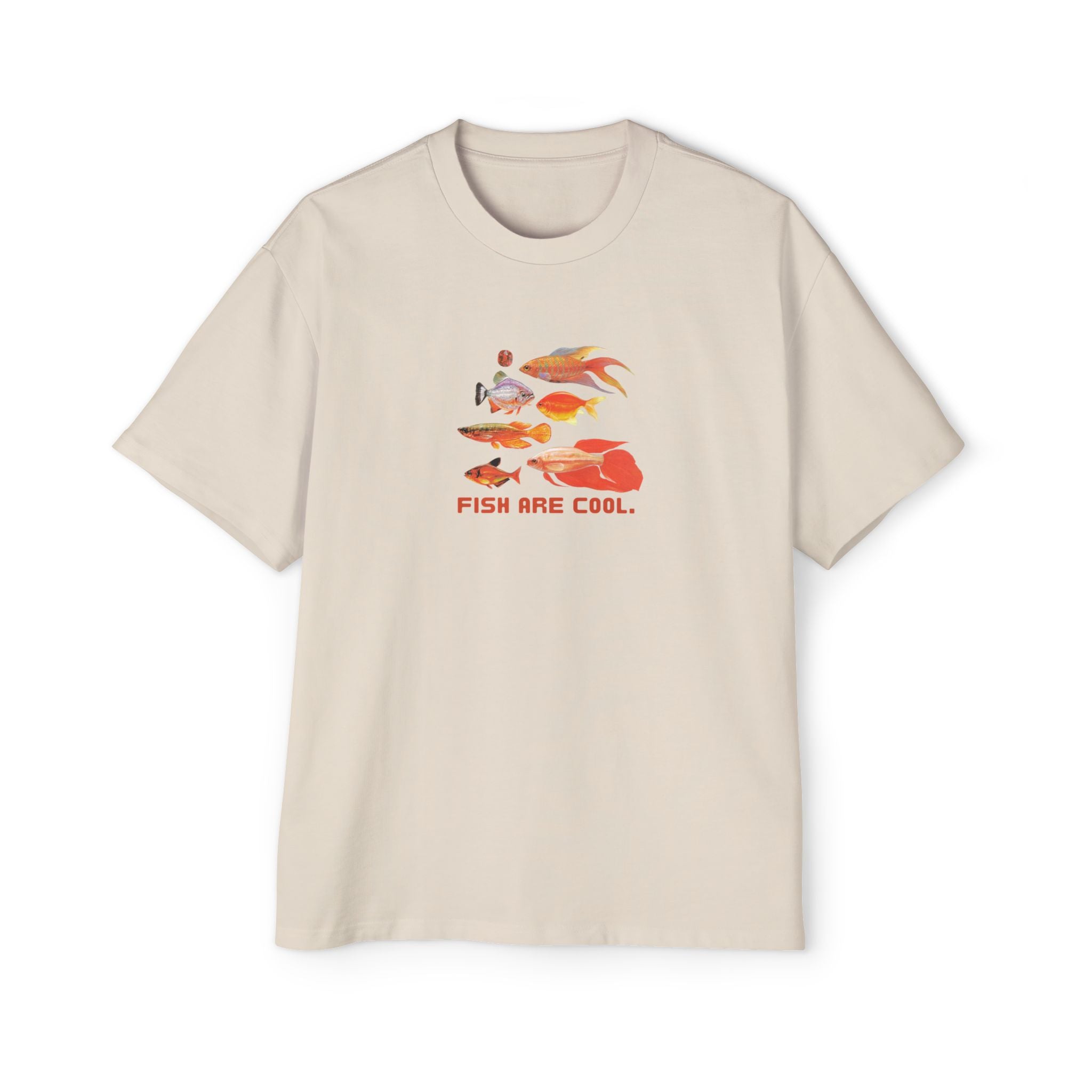 Fish Are Cool. | Oversized T-Shirt - Tessa Anne Creative