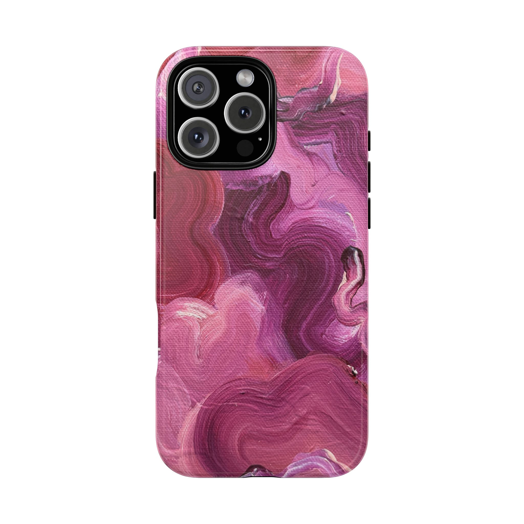 Velvet Bloom | Abstract Art Tough Phone Case - Tessa Anne Creative