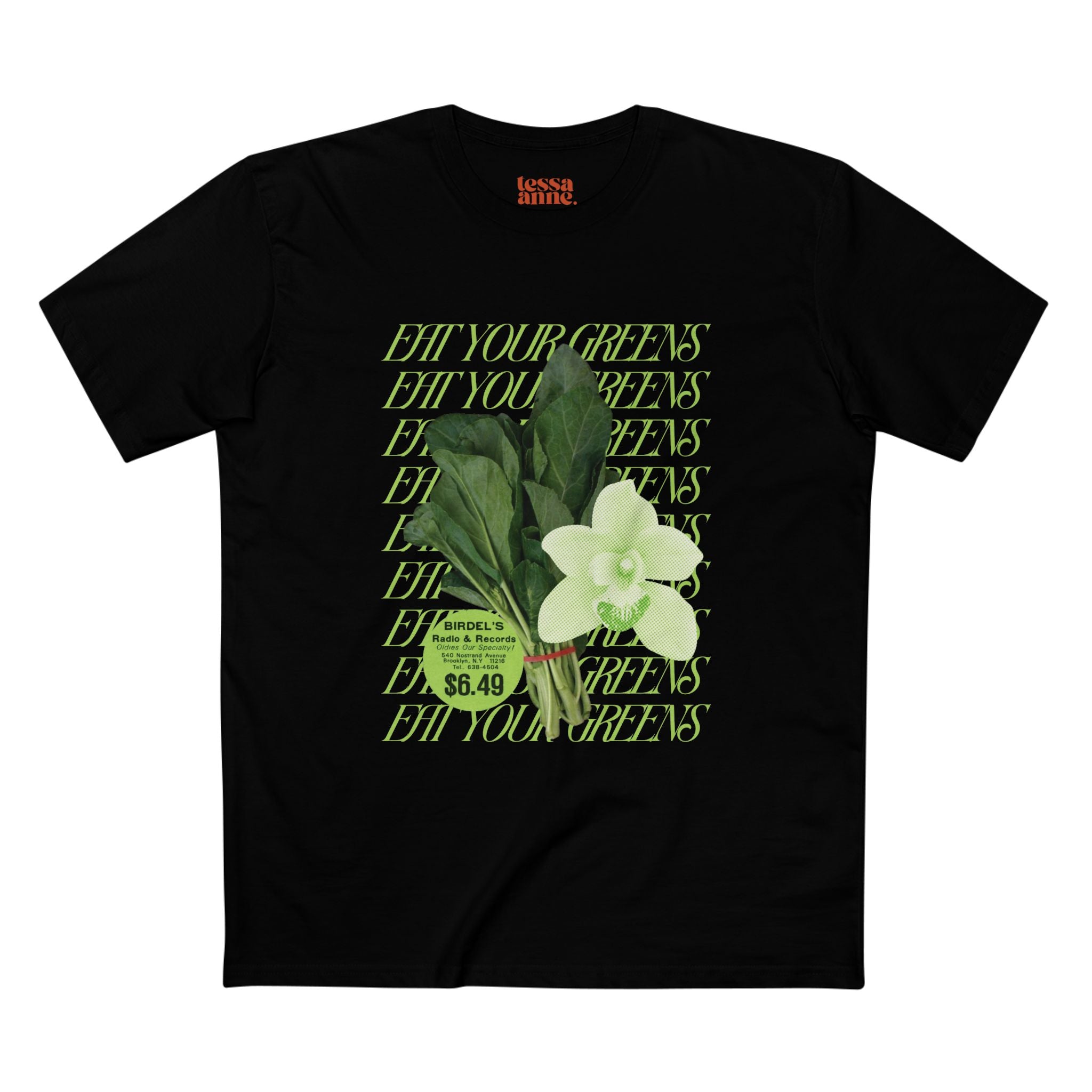 Eat Your Greens | Everyday T-shirt - Tessa Anne Creative