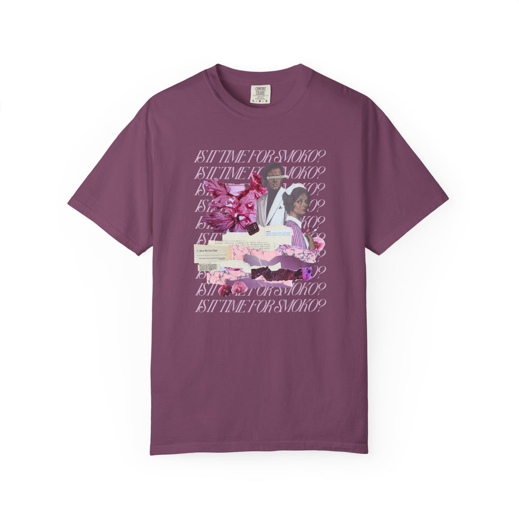 Is It Time For Smoko? | Unisex Garment - Dyed T-shirt - Tessa Anne Creative