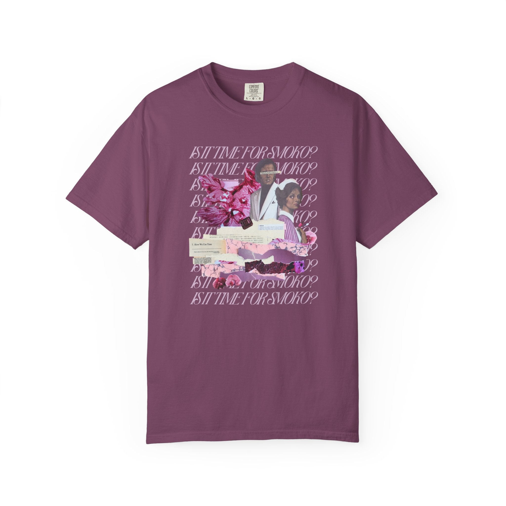 Is It Time For Smoko? | Unisex Garment - Dyed T-shirt - Tessa Anne Creative