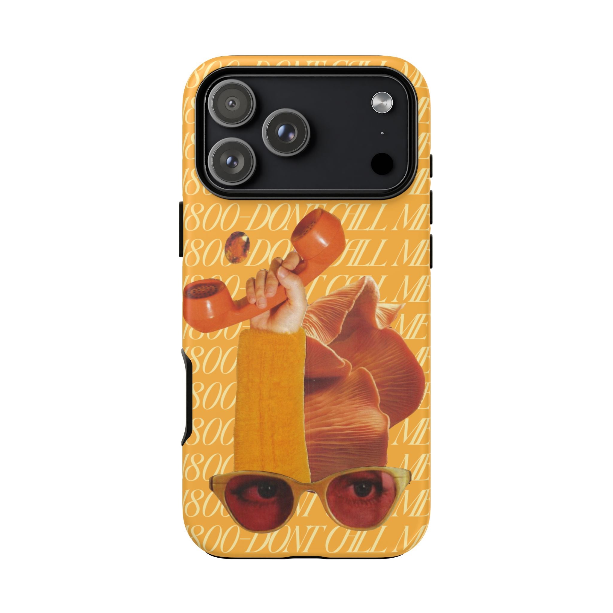 1800 - Don't Call Me | Collage Art Tough Phone Case - Tessa Anne Creative