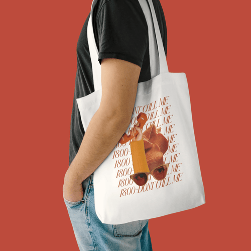 1800 - Don't Call Me Cotton Tote Bag - Tessa Anne Creative