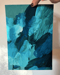 Tidal River | A4 Abstract Fine Art Print - Tessa Anne Creative