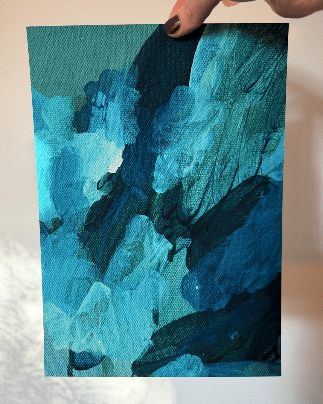 Tidal River | A4 Abstract Fine Art Print - Tessa Anne Creative