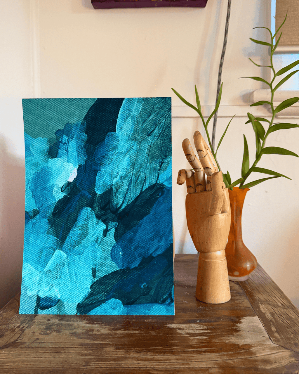 Tidal River | A4 Abstract Fine Art Print - Tessa Anne Creative