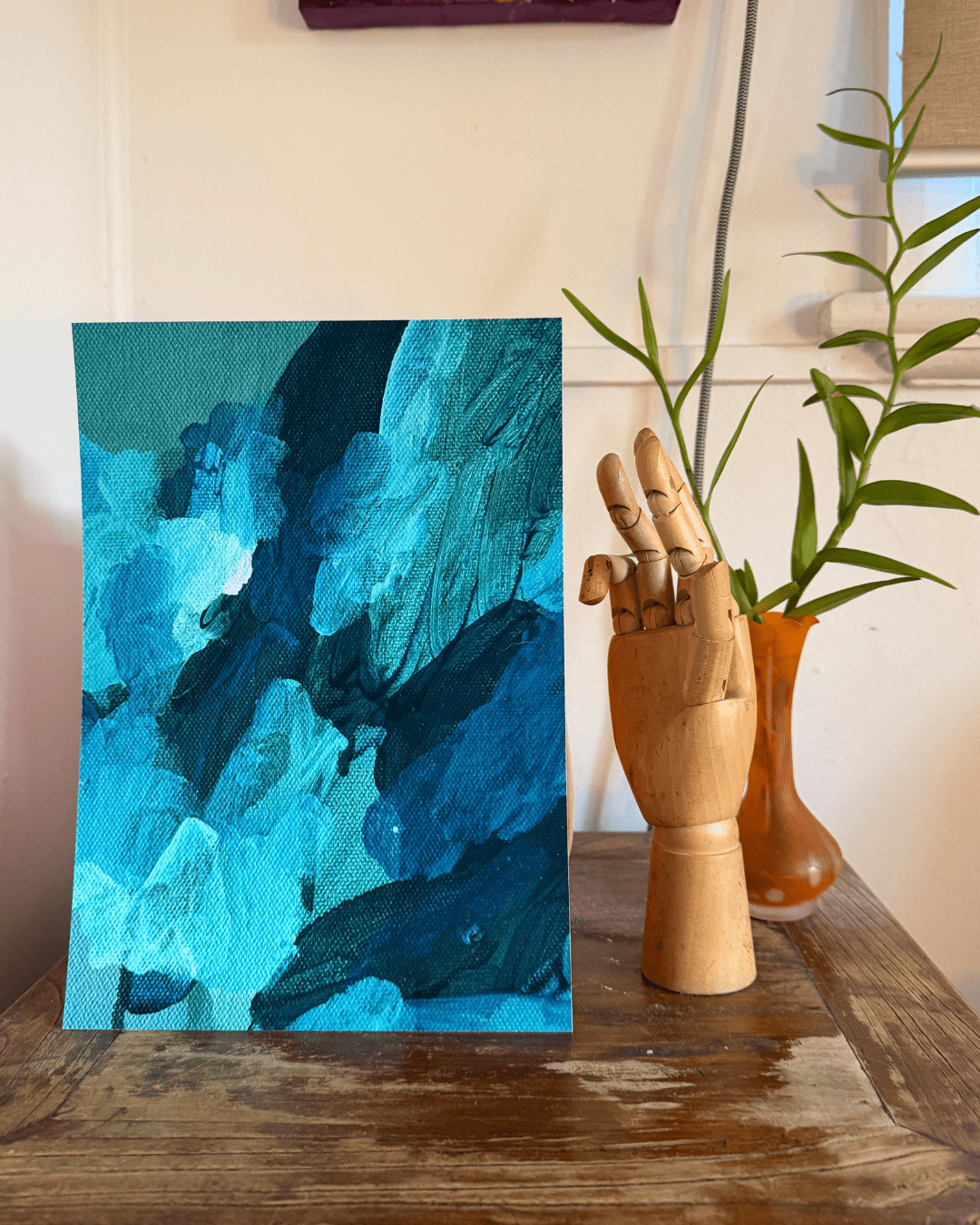 Tidal River | A4 Abstract Fine Art Print - Tessa Anne Creative